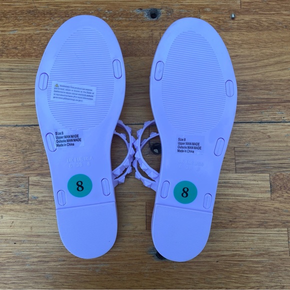 Olivia Miller Lavender Studded Sandals - Picture 3 of 4
